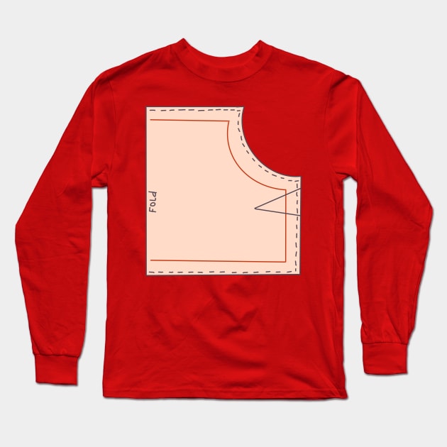 Sewing pattern Long Sleeve T-Shirt by Vannaweb